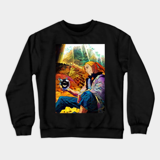 Colorful Father Crewneck Sweatshirt by hustlart